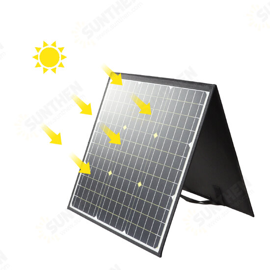 100W 18V Portable Solar Panel 5V USB Foldable Solar Cells Outdoor Power Supply Camping Garden For Power Station