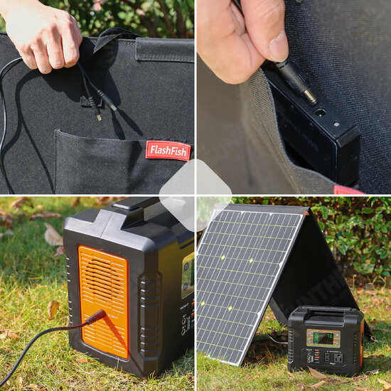 100W 18V Portable Solar Panel 5V USB Foldable Solar Cells Outdoor Power Supply Camping Garden For Power Station