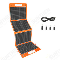 18V 100W Foldable Solar Panel Emergency Solar Charger With PD Type-c QC3.0 for Phones Tablets Camping Van RV Trip Power Outage 18V 100W Foldable Solar Panel Emergency Solar Charger With PD Type-c QC3.0 for Phones Tablets Camping Van RV Trip Power Outage