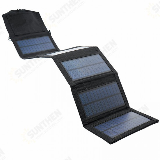 Upgraded 12W 5V Portable Solar Panel Charger Camping Foldable Solar Panel For Phone Charge Power Bank Digital Camera Outdoor Battery Charging