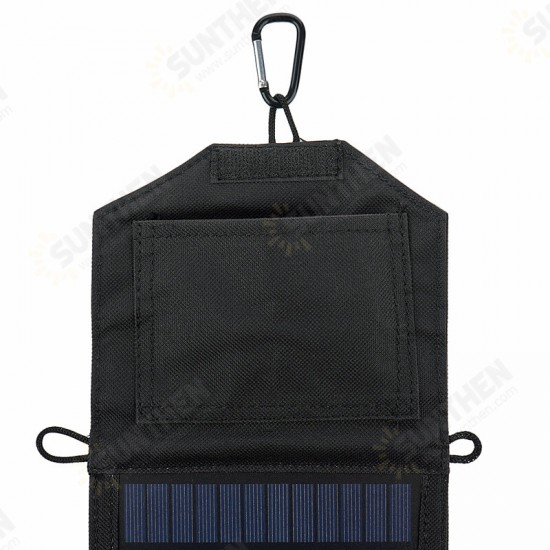 Upgraded 12W 5V Portable Solar Panel Charger Camping Foldable Solar Panel For Phone Charge Power Bank Digital Camera Outdoor Battery Charging