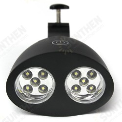 10 LED BBQ Grill Barbecue Sensor Light Outdoor Waterproof Handle Mount Clip Camp Lamp DC 4.5V