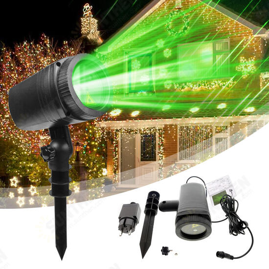 100-240V Outdoor Moving Laser Projector LED Light Waterproof Lawn Garden Lantern Christma Lamp