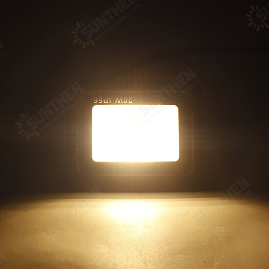 10/20/30/50/100/200W 6500K Sensor Flood Lamp IP66 Waterproof Camping Wall Light Garden Patio