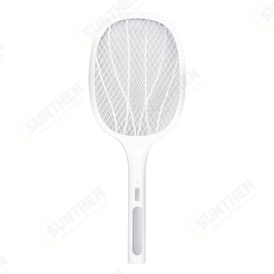 10/6LED Electric Flies Mosquito Swatter 3000V Anti Mosquito Fly Bug Zapper Racket Rechargeable Summer Trap Flies