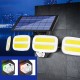 1200mAh Solar Wall Light Intelligent Human Sensor Light Super Bright Waterproof Outdoor Garden Camping Patio Lighting