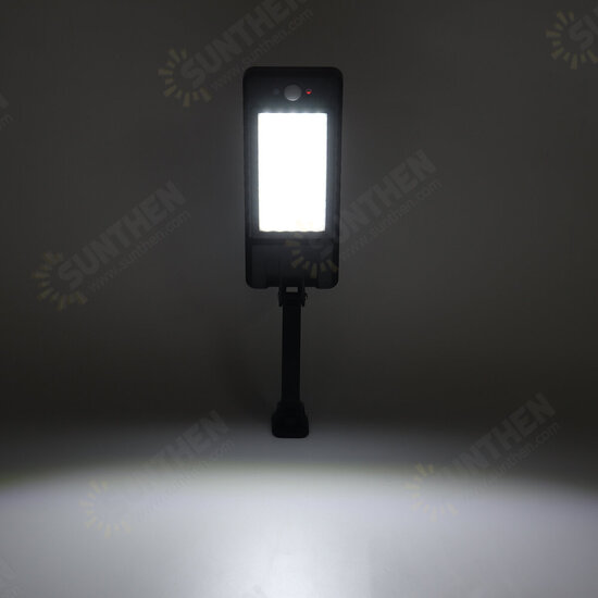 120COB/60LED Solar Flood Light 3 Modes Induction Spotlight Waterproof Camping Light with Remote Control