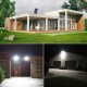 120W 6500-7000K 126 LED Camping Light Set Waterproof Wall Lamp Solar Panel Flood Light Outdoor Garden