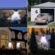 120W 6500-7000K 126 LED Camping Light Set Waterproof Wall Lamp Solar Panel Flood Light Outdoor Garden