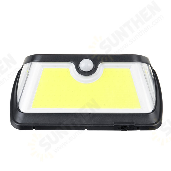 163 COB LED Solar Light Motion Sensor PIR Light Waterproof Safety Outdoor Garden Household Accessories