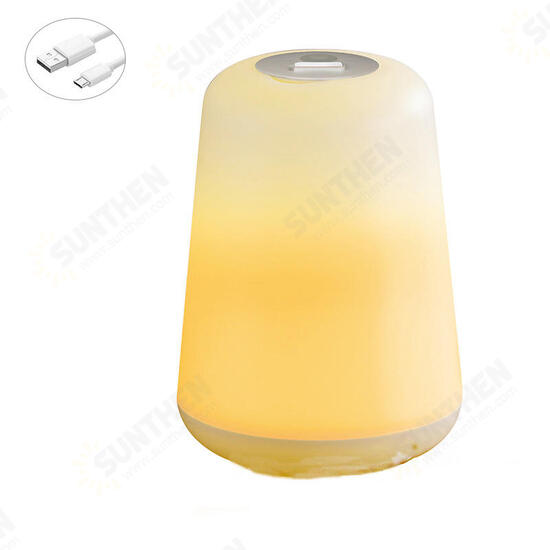 1W USB Night Light Bedside Lantern Plastic 60LM Two Modes Camping Lamp Table Desk LED