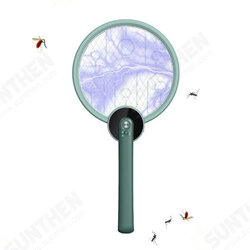 2 In 1 1000mAh Electric Insect Repellent Racket USB Rechargeable Mosquito Dispeller Electric Fly Bug Wasp Bat 2 In 1 1000mAh Electric Insect Repellent Racket USB Rechargeable Mosquito Dispeller Electric Fly Bug Wasp Bat