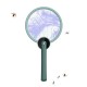 2 In 1 1000mAh Electric Insect Repellent Racket USB Rechargeable Mosquito Dispeller Electric Fly Bug Wasp Bat