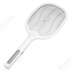 2 In 1 Electronic Fly Swatter Three-Layer Large Grid Intelligent Electric Mosquito Swatter With LED Light 1200mAh 3500V USB Rechargeable 2 In 1 Electronic Fly Swatter Three-Layer Large Grid Intelligent Electric Mosquito Swatter With LED Light 1200mAh 3500V USB Rechargeable