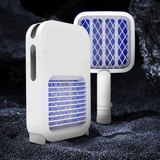 2 In 1 360-400nm 5W Insect Repellent Killer Lamp USB Rechargeable UV LED Mosquito Trap Light Mosquito Dispeller