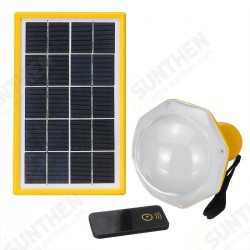 200LM Solar Panel Bulb Power 5 Modes DC Lighting System Kits Emergency Generator With Remote Control Outdoor Camping 200LM Solar Panel Bulb Power 5 Modes DC Lighting System Kits Emergency Generator With Remote Control Outdoor Camping