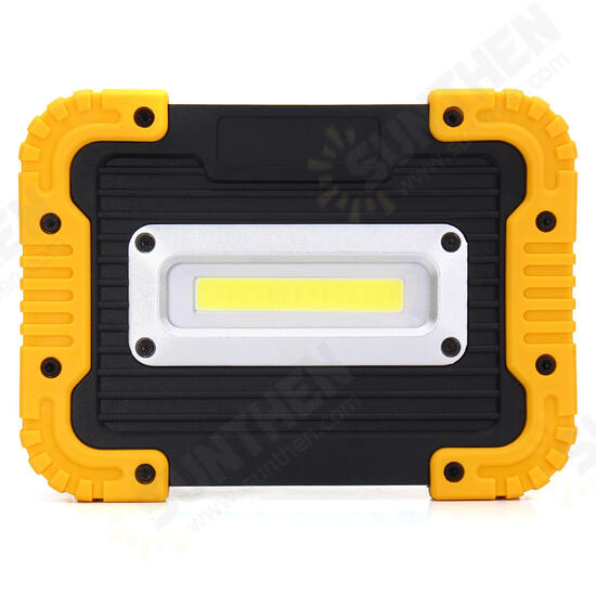 20led 10W 750LM COB LED Work Light USB Rechargeable Handle Flashlight Torch Outdoor Camping Lantern