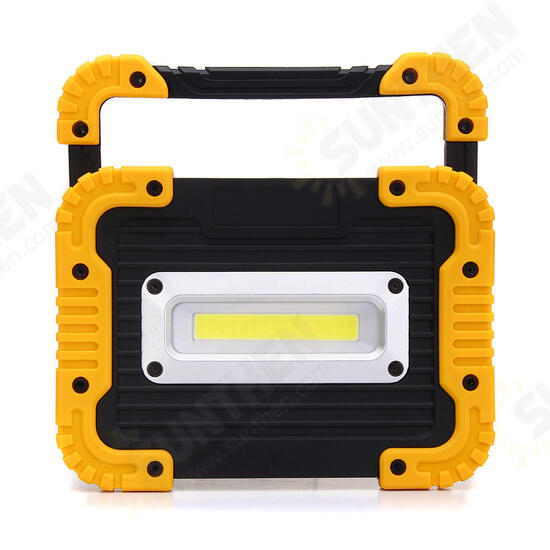 20led 10W 750LM COB LED Work Light USB Rechargeable Handle Flashlight Torch Outdoor Camping Lantern