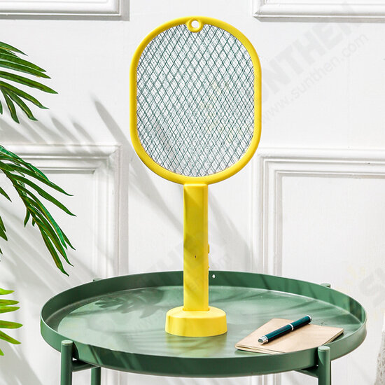 2700V Electric Mosquito Swatter Night Light Dual Mode Built-in 450mAh Battery USB Rechargeable Outdoor Home Mosquito Killer