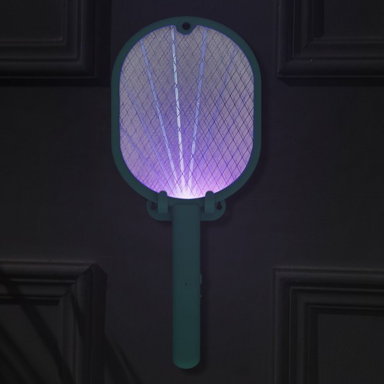 2700V Electric Mosquito Swatter Night Light Dual Mode Built-in 450mAh Battery USB Rechargeable Outdoor Home Mosquito Killer
