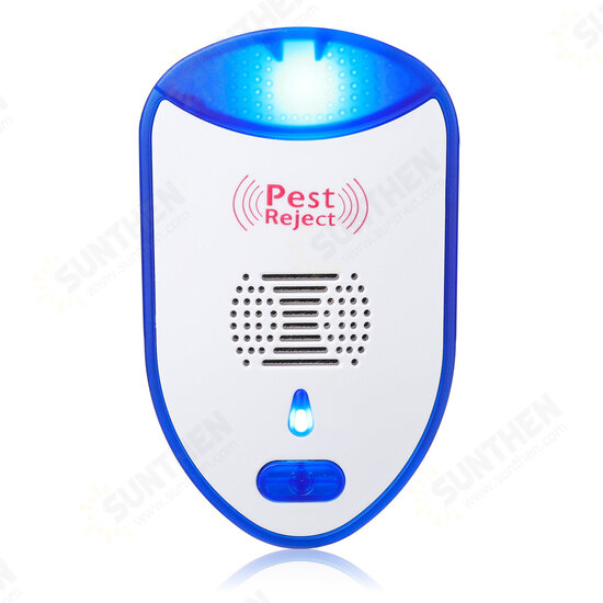 2PCS Multi-functional Mosquito Repeller Inverter Ultrasonic Mouse Repeller Indoor and Outdoor Insect Exterminator