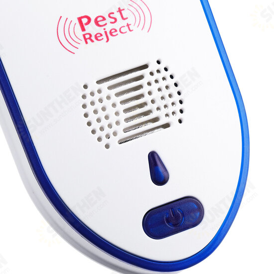 2PCS Multi-functional Mosquito Repeller Inverter Ultrasonic Mouse Repeller Indoor and Outdoor Insect Exterminator