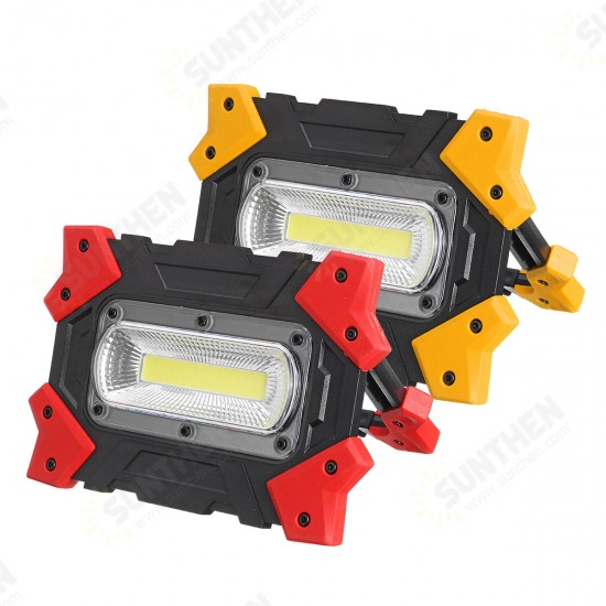 30W COB LED Camping Light 3 Modes USB Charging Flood Lamp Outdoor Emergency Work Light