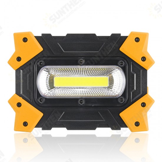 30W COB LED Camping Light 3 Modes USB Charging Flood Lamp Outdoor Emergency Work Light