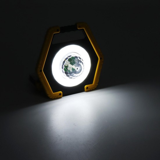 30W LED COB Work Light Spotlight Searchlight Flood Light Outdoor Camping Lantern 2 Modes Stage Lamp