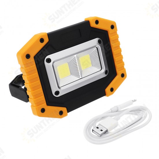 30W USB LED COB Outdoor 3 Modes Work Light Camping Emergency Lantern Flashlight Spotlight Searchlight Camping Light