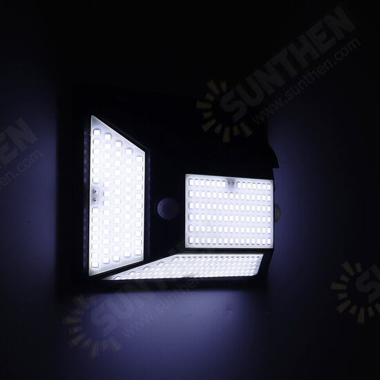 316LED Solar Garden Light Motion Sensor Waterproof Wall Lamp for Garden Patio Outdoor Light