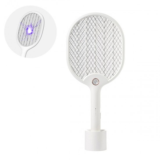 3PCS 3000V Electric Mosquito Swatter Portable Insect Repellent Travel Three-layer Anti-electric Shock Net USB Charging Mosquito Dispeller from