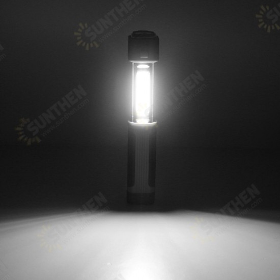 3W DC6V Retractable COB LED Work Light Flashlight Magnetic Emergency Lamp Outdoor Camping Lantern