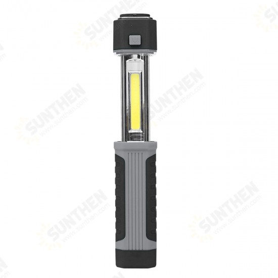 3W DC6V Retractable COB LED Work Light Flashlight Magnetic Emergency Lamp Outdoor Camping Lantern