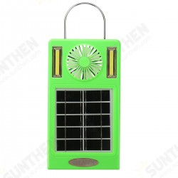 4-in-1 750lm Camping Light COB Work Light Solar Power Panel Fan Power Bank EDC Outdoor Travel 4-in-1 750lm Camping Light COB Work Light Solar Power Panel Fan Power Bank EDC Outdoor Travel