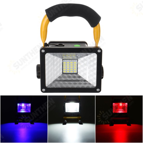 60W LED Flood Light Rechargeable Camping Light Portable Work Light For Outdoor Camping Hiking Fishing 60W LED Flood Light Rechargeable Camping Light Portable Work Light For Outdoor Camping Hiking Fishing