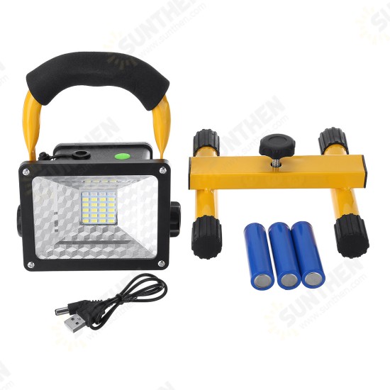 60W LED Flood Light Rechargeable Camping Light Portable Work Light For Outdoor Camping Hiking Fishing 60W LED Flood Light Rechargeable Camping Light Portable Work Light For Outdoor Camping Hiking Fishing