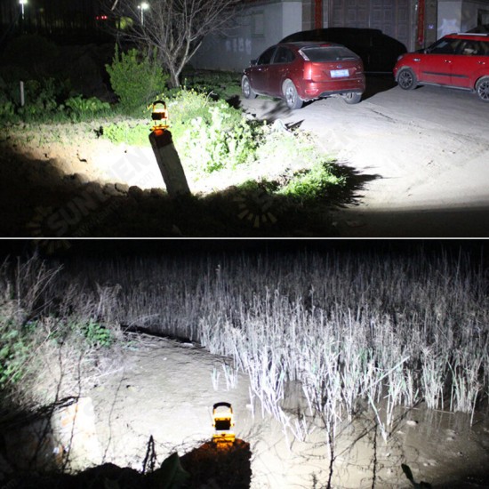 60W LED Flood Light Rechargeable Camping Light Portable Work Light For Outdoor Camping Hiking Fishing 60W LED Flood Light Rechargeable Camping Light Portable Work Light For Outdoor Camping Hiking Fishing