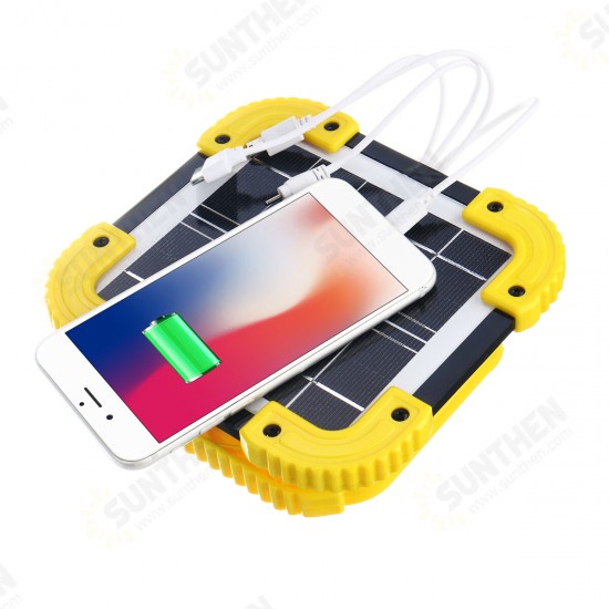 COB Solar Camping Light USB Rechargeable Waterproof Flood Light Work Lamp Floodlight for Outdoor Hiking Travel Fishing Emergency Car Repairing COB Solar Camping Light USB Rechargeable Waterproof Flood Light Work Lamp Floodlight for Outdoor Hiking Travel Fishing Emergency Car Repairing