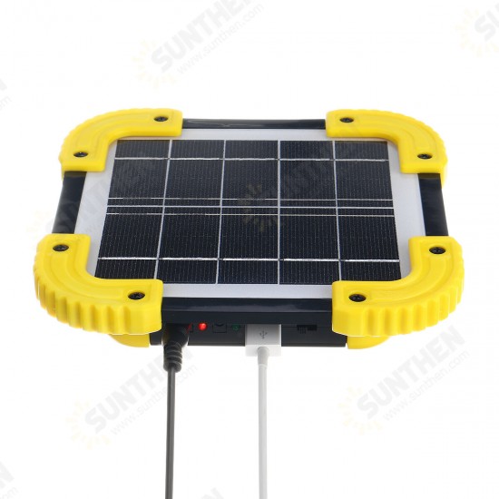 COB Solar Camping Light USB Rechargeable Waterproof Flood Light Work Lamp Floodlight for Outdoor Hiking Travel Fishing Emergency Car Repairing COB Solar Camping Light USB Rechargeable Waterproof Flood Light Work Lamp Floodlight for Outdoor Hiking Travel Fishing Emergency Car Repairing