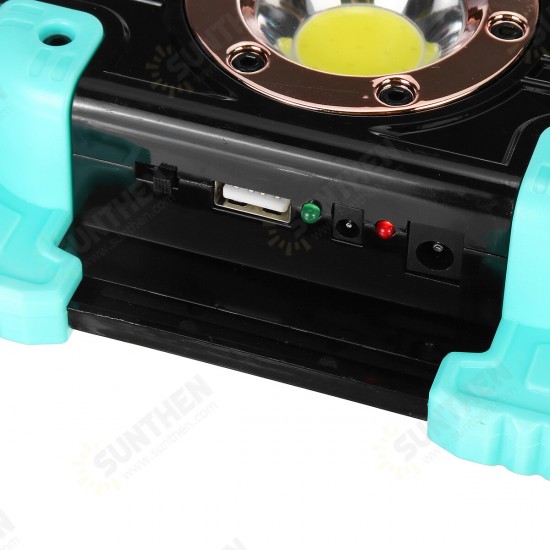 COB Solar Camping Light USB Rechargeable Waterproof Flood Light Work Lamp Floodlight for Outdoor Hiking Travel Fishing Emergency Car Repairing COB Solar Camping Light USB Rechargeable Waterproof Flood Light Work Lamp Floodlight for Outdoor Hiking Travel Fishing Emergency Car Repairing