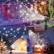 Christmas Party LED Light Full Sky Star Laser Projector Red Green Laser Lamp For Outdoor Garden Lawn