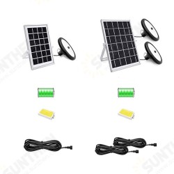Double Head Solar Pendant Light Waterproof High Capacity Outdoor Indoor Solar Lamp Suitable For Courtyards Garages Etc Double Head Solar Pendant Light Waterproof High Capacity Outdoor Indoor Solar Lamp Suitable For Courtyards Garages Etc