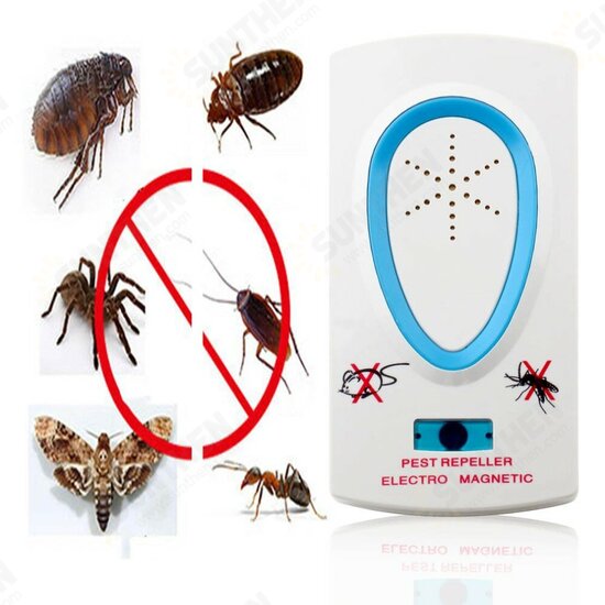 Electrical Mosquito Dispeller Ultrasonic Pest Repeller for Mouse Rat Bug Insect Rodent Control