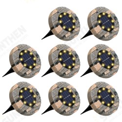 8 Pack Solar Ground Lights 8 LED Disk Solar Lights Outdoor Upgraded Garden Waterproof Bright In-Ground Lights for Pathway Walkway Driveway Lawn Yard Patio 8 Pack Solar Ground Lights 8 LED Disk Solar Lights Outdoor Upgraded Garden Waterproof Bright In-Ground Lights for Pathway Walkway Driveway Lawn Yard Patio