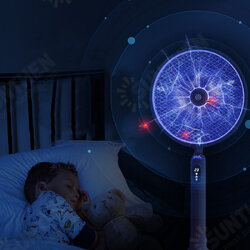 2-in-1 Electric Mosquito Swatter 5V 3W USB Type-C Charging LCD Display No Radiation Smart Counting Mosquito Zapper Swatter 2-in-1 Electric Mosquito Swatter 5V 3W USB Type-C Charging LCD Display No Radiation Smart Counting Mosquito Zapper Swatter