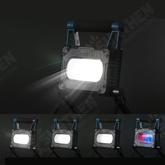 36 LEDs Folding Working Lamp Solar Panels Light 4-Modes Magnetic Camping Light Waterproof LED Light