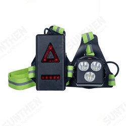 360LM XPG LED Camping Sports Night Running Light Chest Light Set USB Charging Safety Warning Lamp 360LM XPG LED Camping Sports Night Running Light Chest Light Set USB Charging Safety Warning Lamp