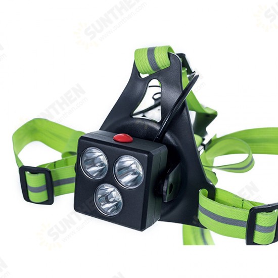 360LM XPG LED Camping Sports Night Running Light Chest Light Set USB Charging Safety Warning Lamp