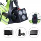 360LM XPG LED Camping Sports Night Running Light Chest Light Set USB Charging Safety Warning Lamp